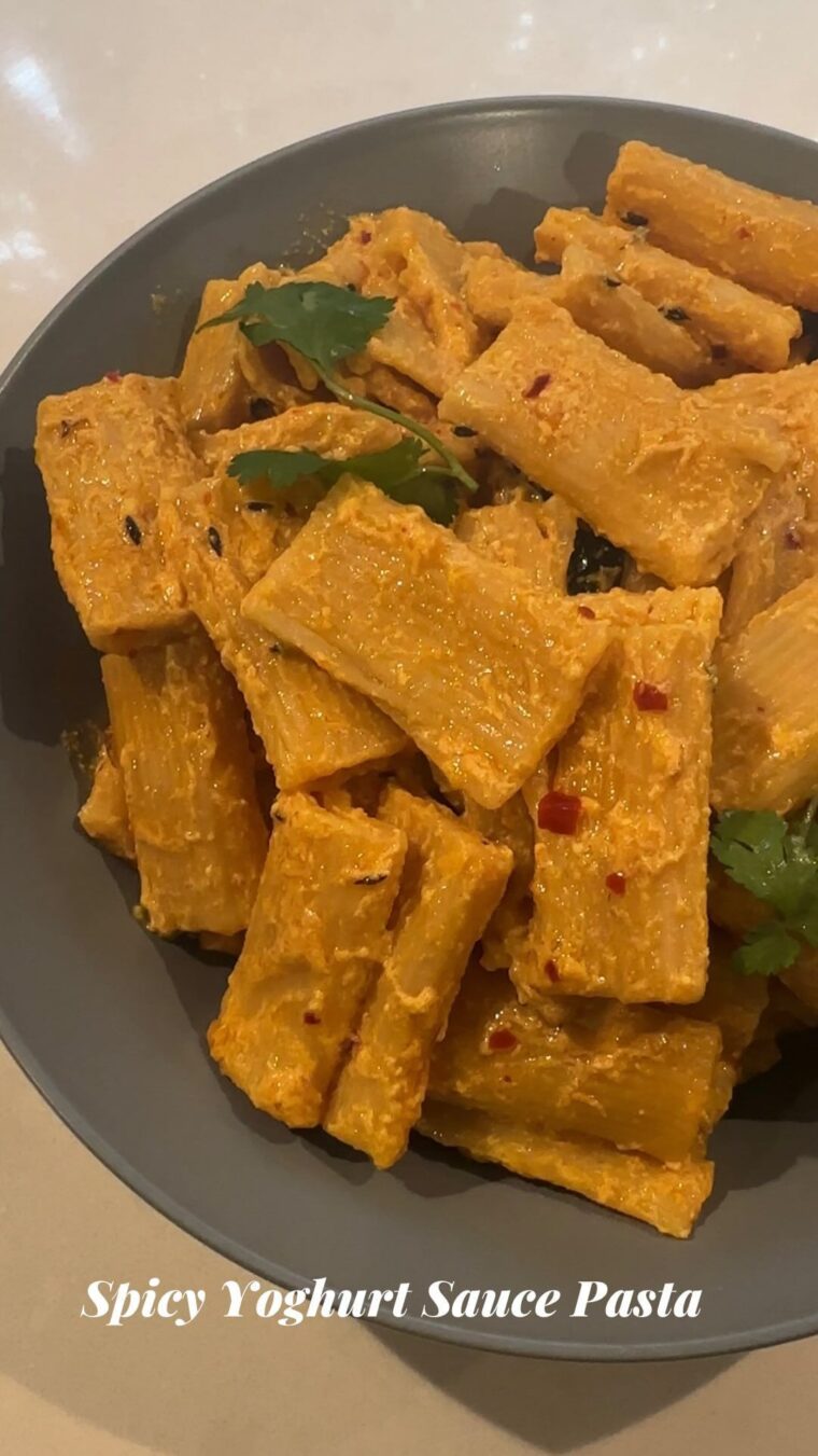 Spicy Yogurt Sauce Pasta