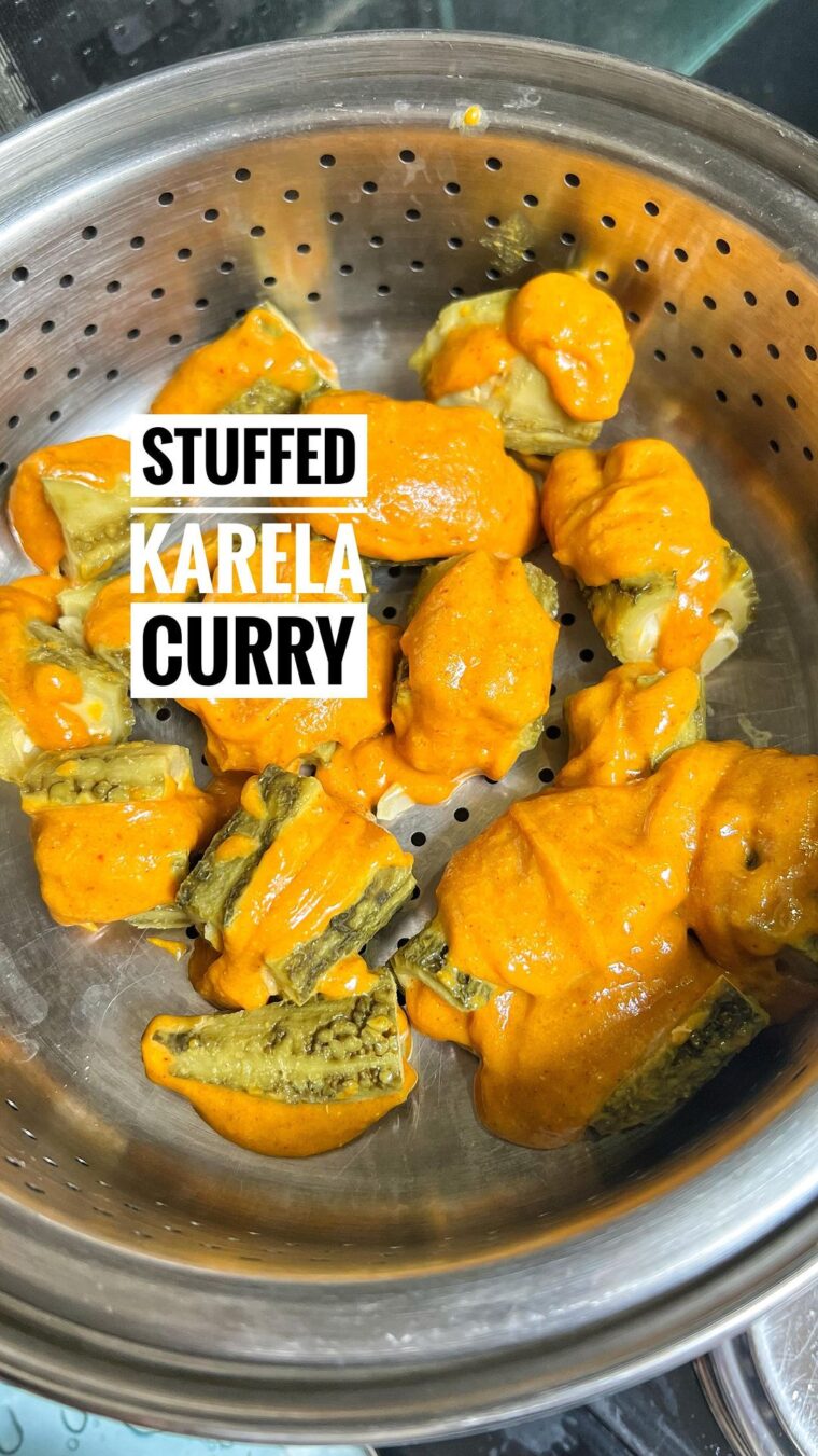Stuffed Gourd (Karela) Curry
