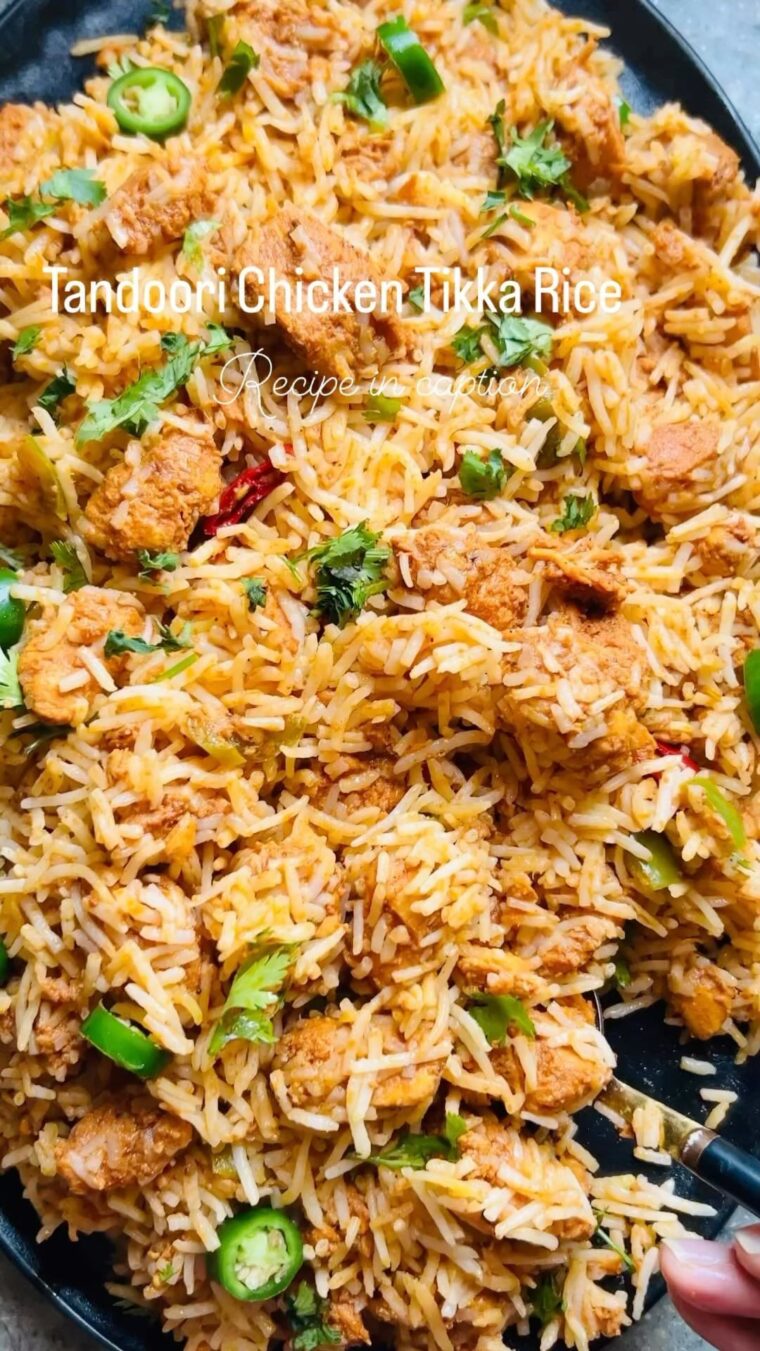 Tandoori Chicken Tikka Rice