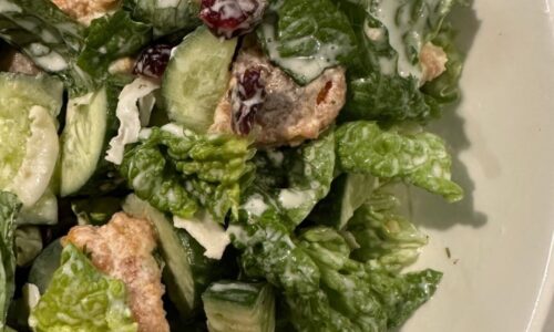 Chicken Salad With Dill And Yoghurt Dressing