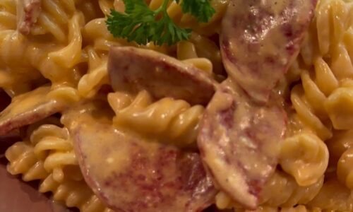 Creamy Salami Pasta