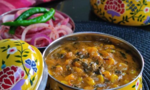 Fenugreek (Methi) And Sweetcorn Curry