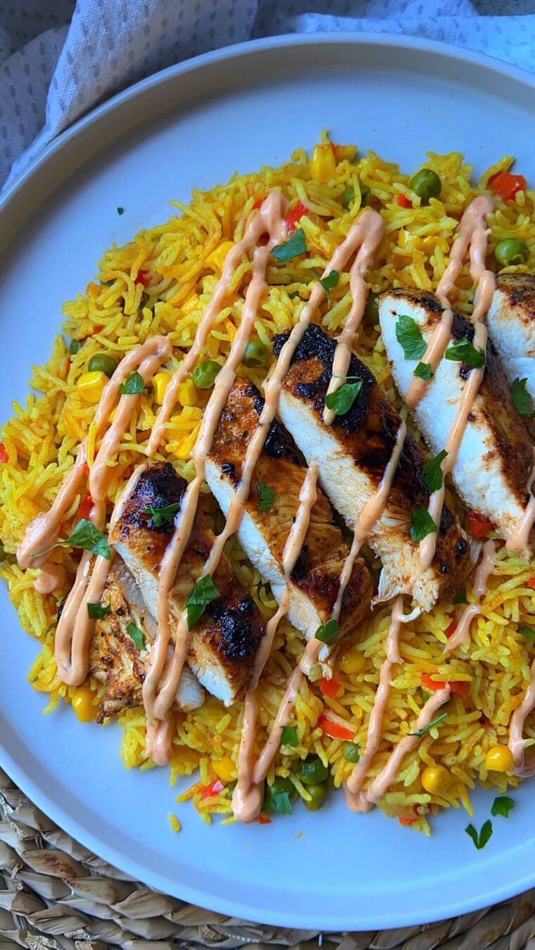 Homemade Easy Nandos Chicken & Rice