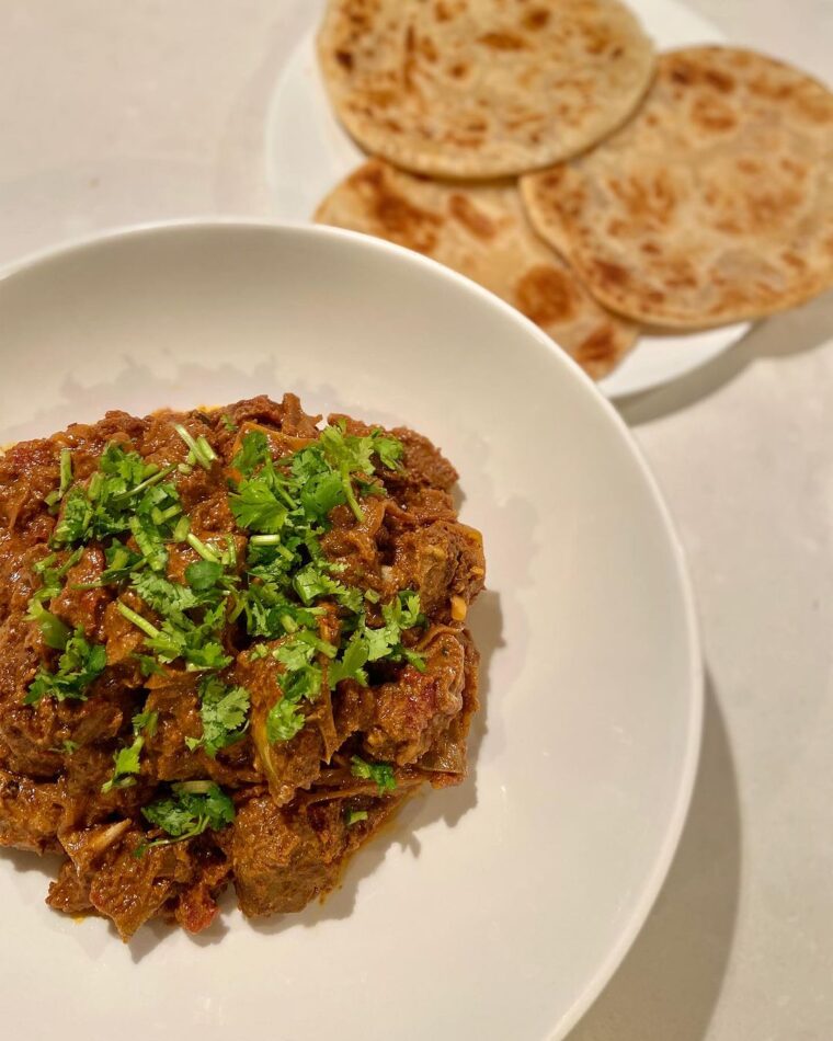 Lamb Bhuna And Some Paratha