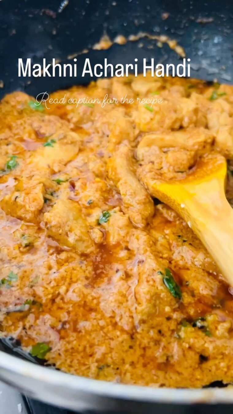 Makhni Achari Handi
