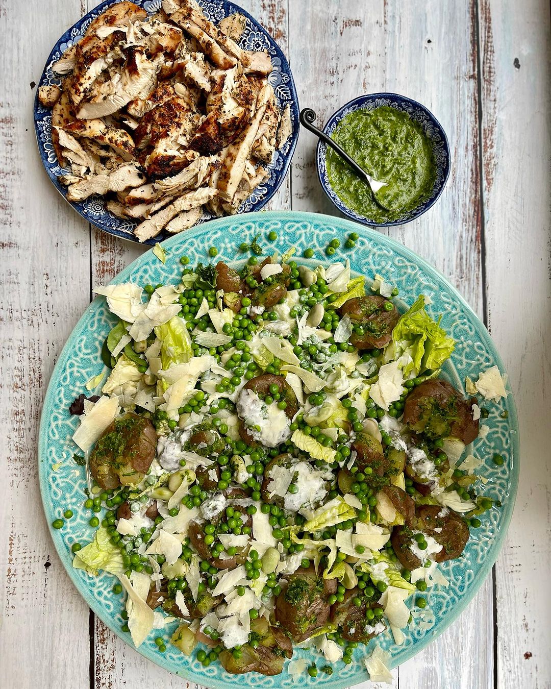 Ottolenghi’s Fabulous & Unique Spring Green Salad from