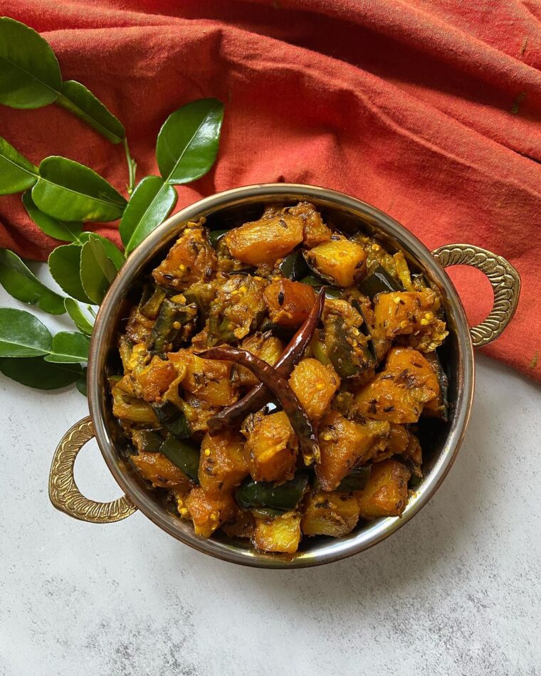 Potato And Eggplant Curry