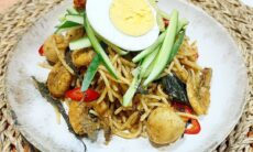 Stir Fried Prawn Laksa