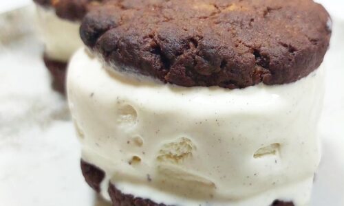 Triple Chocolate Ice Cream Sandwich