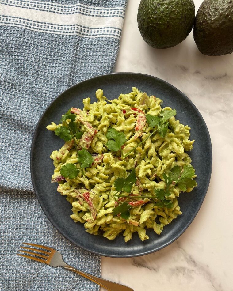 Avocado Vegan Pasta Salad