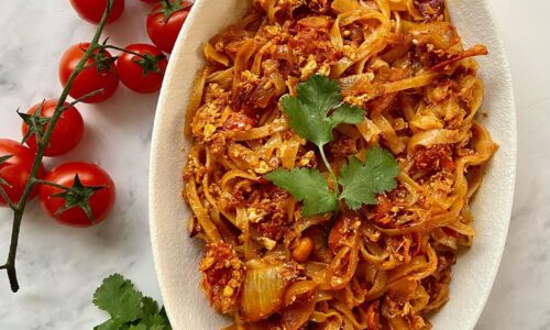 Fired Rice Noodles Tomato