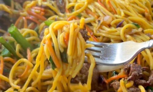 Lamb Hokkien Noodle Stir Fry