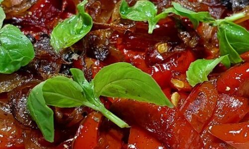 Sweet Pepper & Caramelised Onion Tart