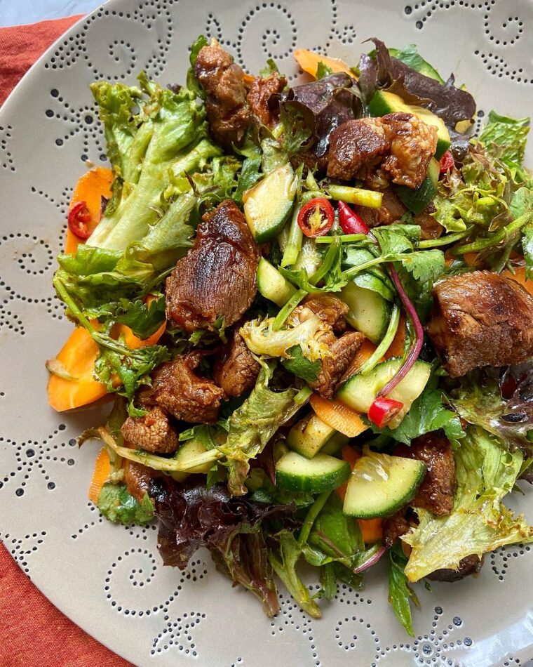 Asian Style Lamb Salad