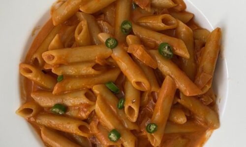 Creamy Green Chilies Pasta