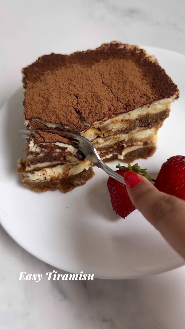 Egg & Alcohol Free Tiramisu