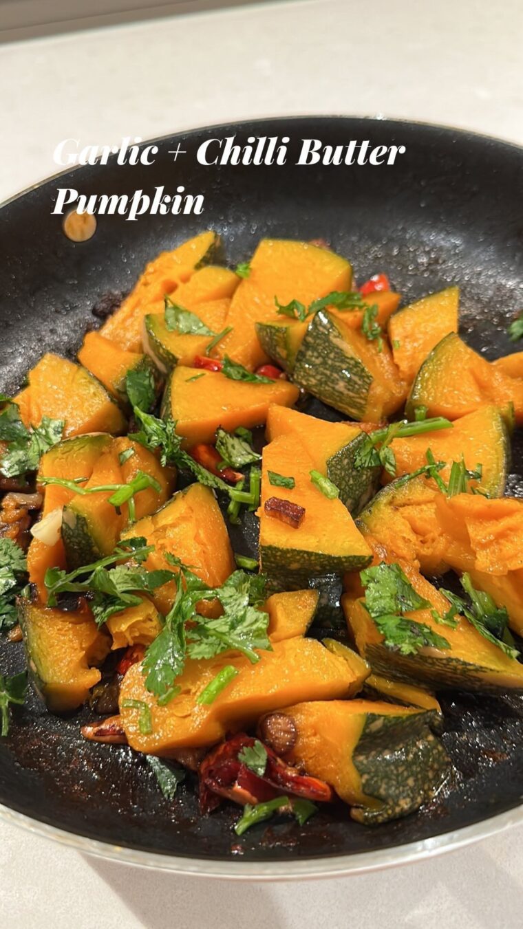 Garlic Chilli Butter Pumpkin