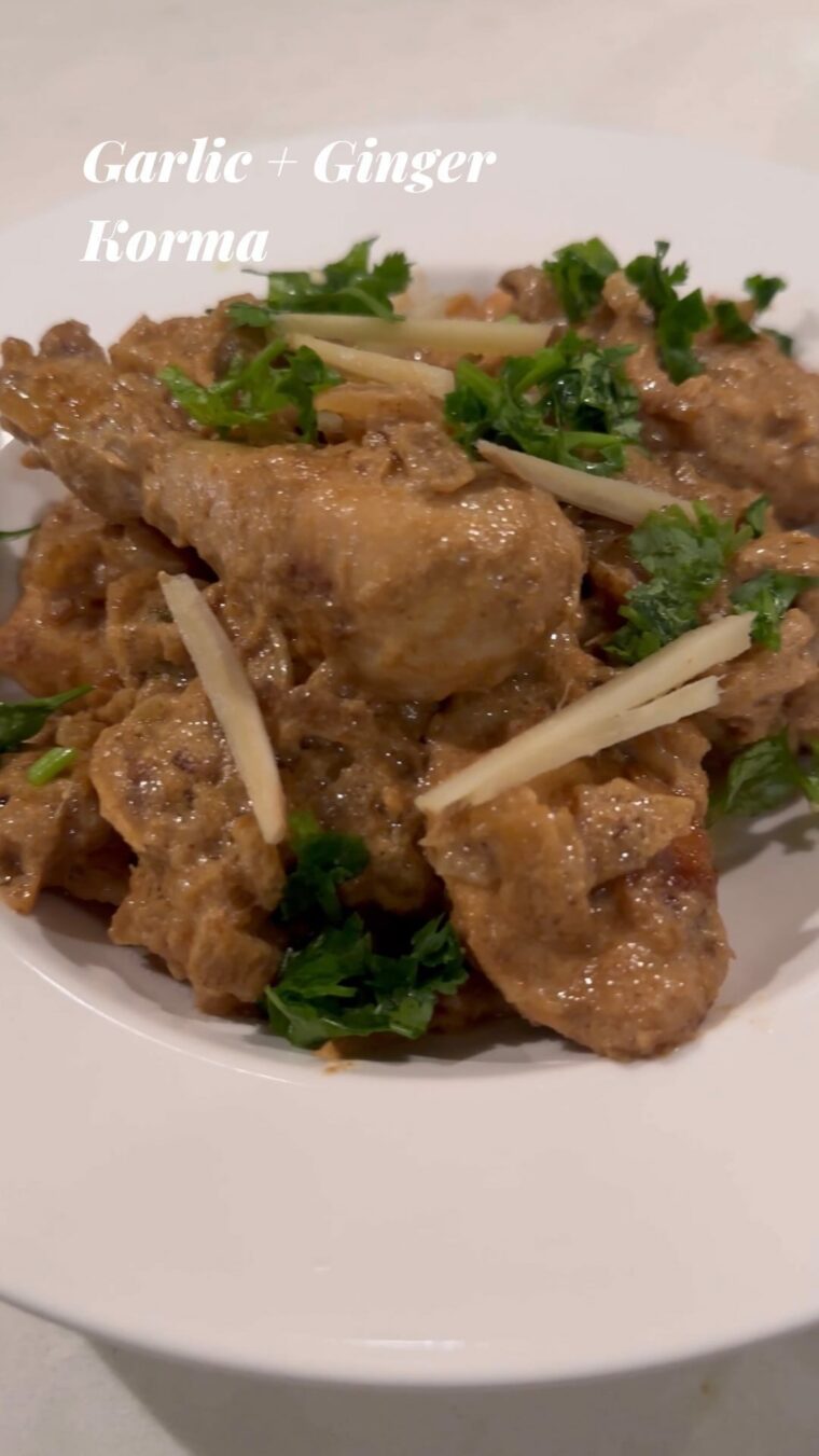 Garlic & Ginger Chicken Korma