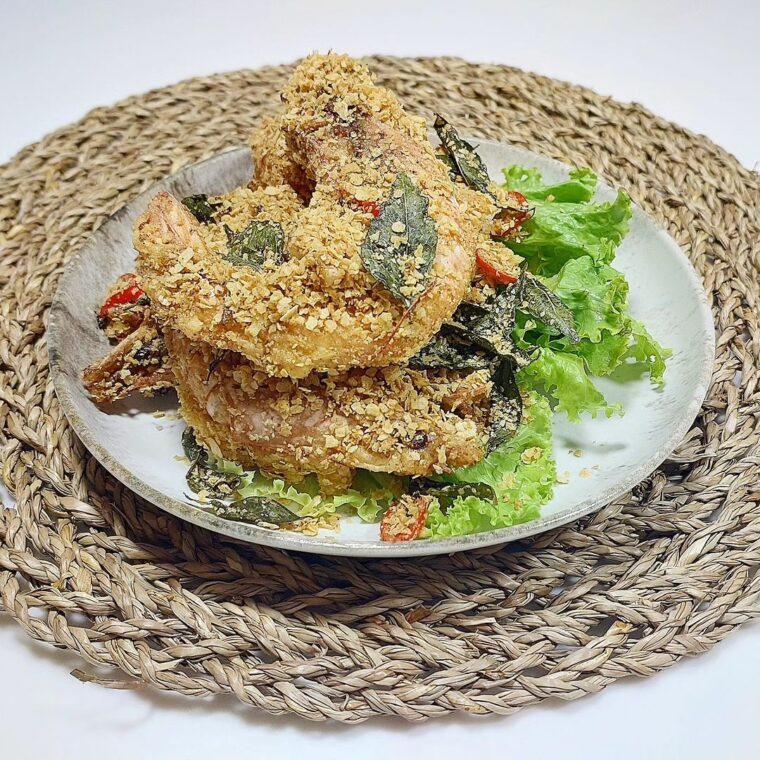 Singapore Cereal Prawns