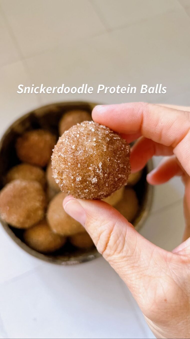 Snickerdoodle Protein Balls