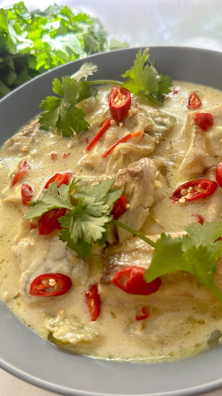 Spicy Coconut Barramundi Curry