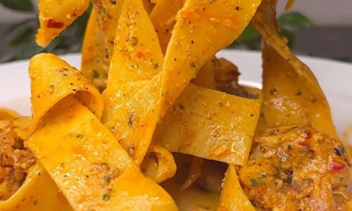 Spicy King Prawn Fettuccine