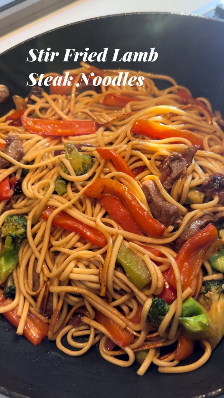 Spicy Lamb Steak Noodles