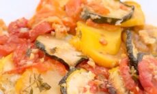 Summer Squash Zuchini And Tomato Gratin