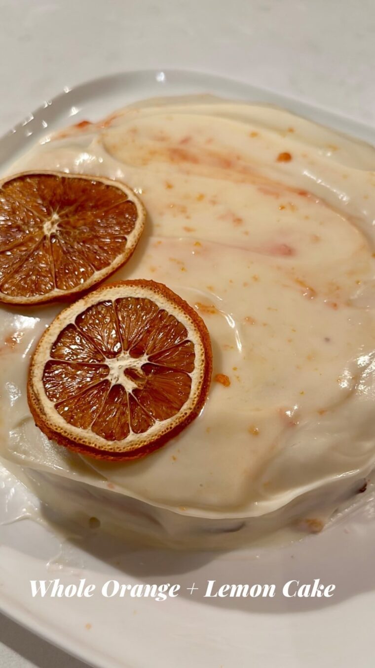 Whole Orange And Lemon Cake