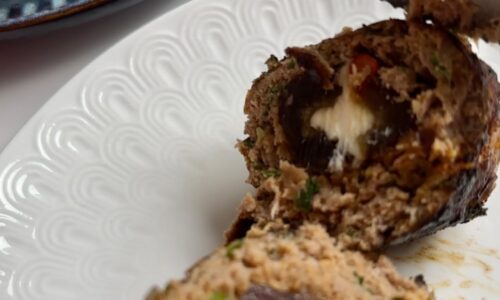 Cheese And Date Stuffed Kebab
