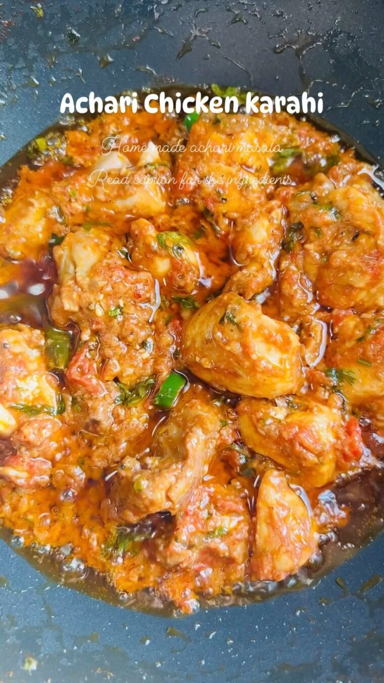 Achari Chicken Karahi