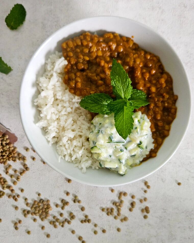 Brown Lentils (Masoor) Curry