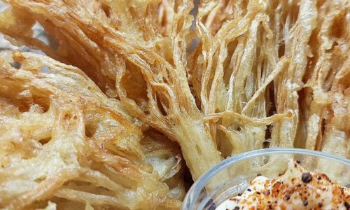 Fried Enoki Mushroom - Food Recipes dari Mushroom