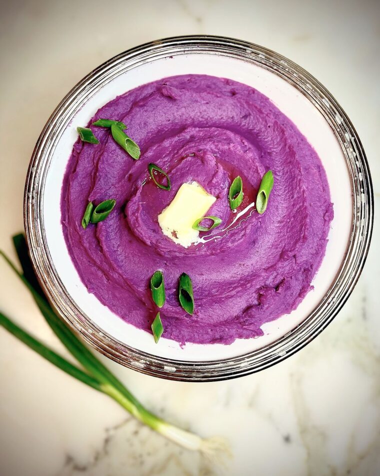 Mashed Purple Potatoes