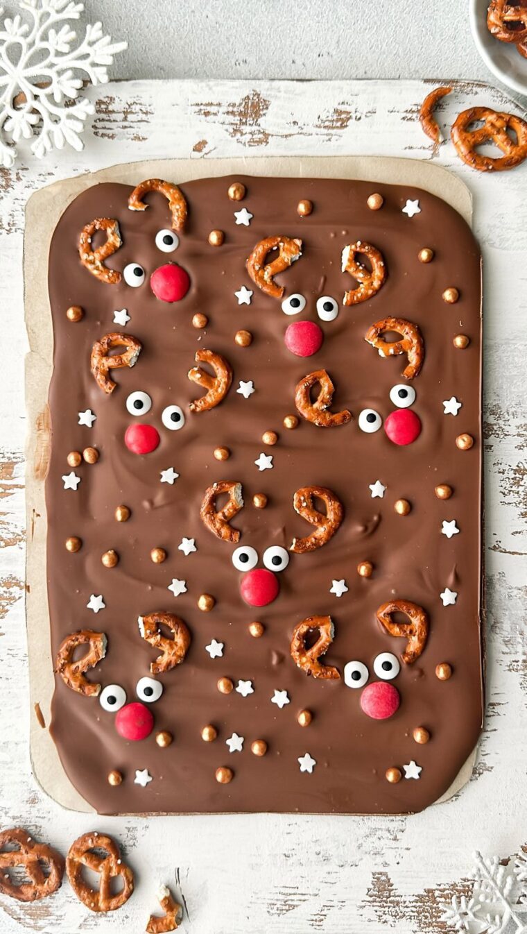 Rudolph Chocolate Bark
