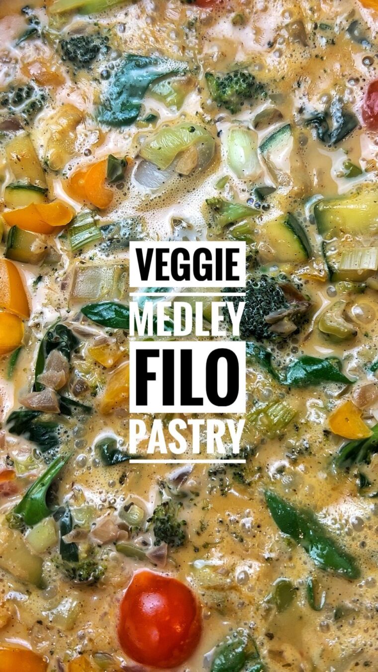 Vegetable Medley Filo Pastry
