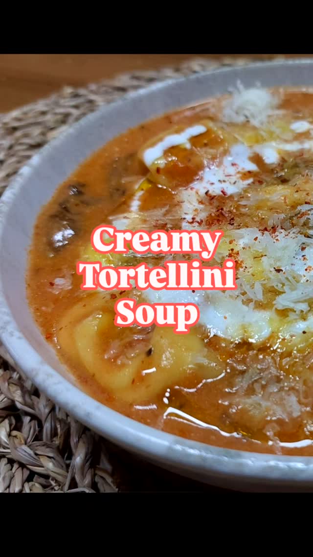 Creamy Tomato Tortellini Soup Recipe from @wondernonieskitchen ...