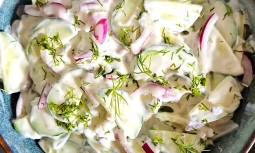 Creamy Cucumber Salad