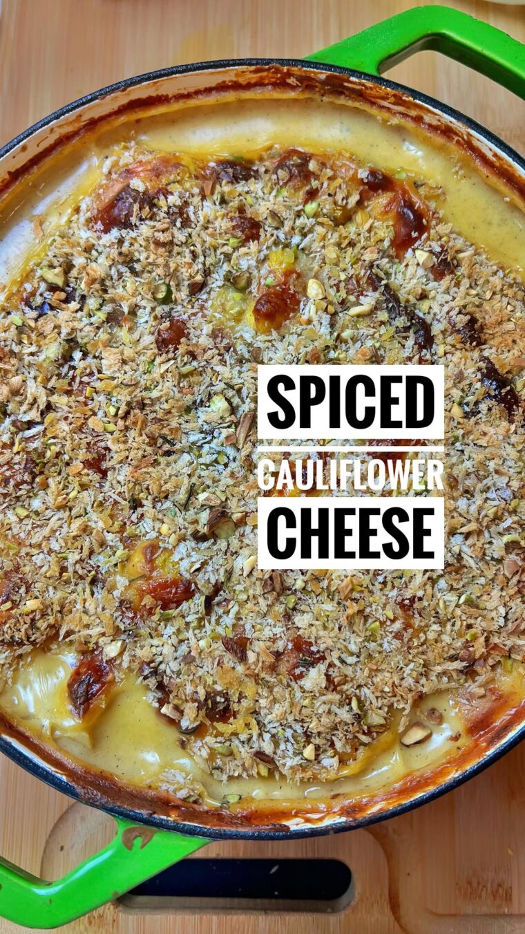 Spiced Cauliflower Cheese