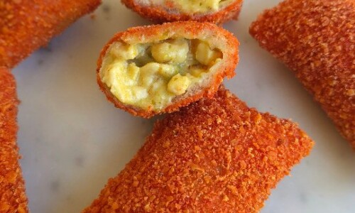 Cheesy Chicken Bread Pockets - Snacks & Sweets Recipes dari Chicken