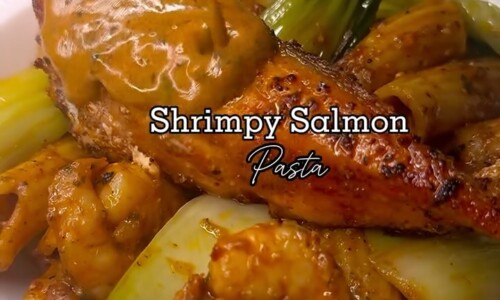 Shrimpy Salmon Pasta - Food Recipes dari Shrimp