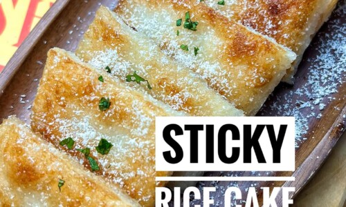 Chinese Sticky Rice Cake - Snacks & Sweets Recipes dari Rice