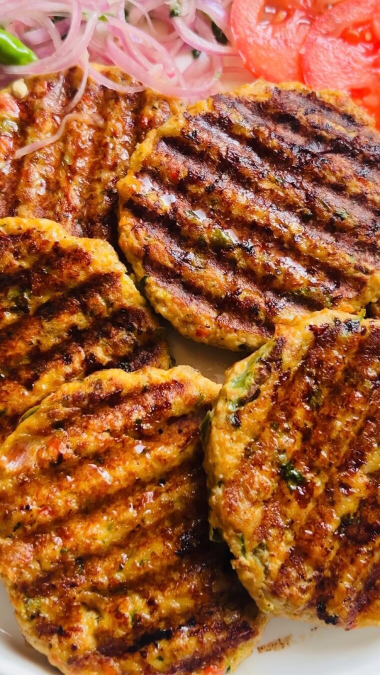 Chicken Kafta Kebabs Lebanese Style