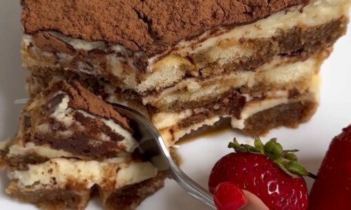 Eggless Tiramisu - Snacks, Appetizers & Desserts dari Cheese