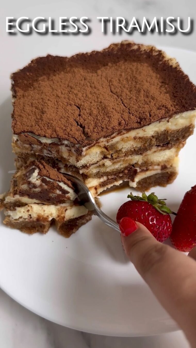 Eggless Tiramisu