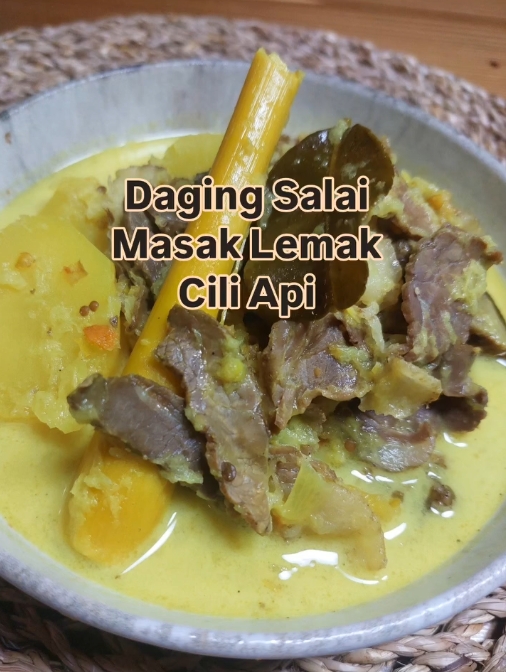 Smoked Beef In A Spicy Coconut Curry In Malay