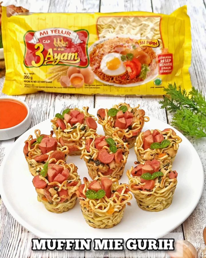 Resep Muffin Mie Dari dhiahoddie