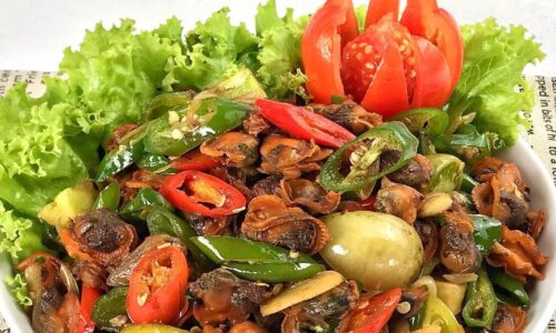 Tumis Kerang Cabe Hijau