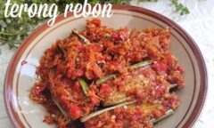 Resep Balado Terong Rebon Dari mela.wati