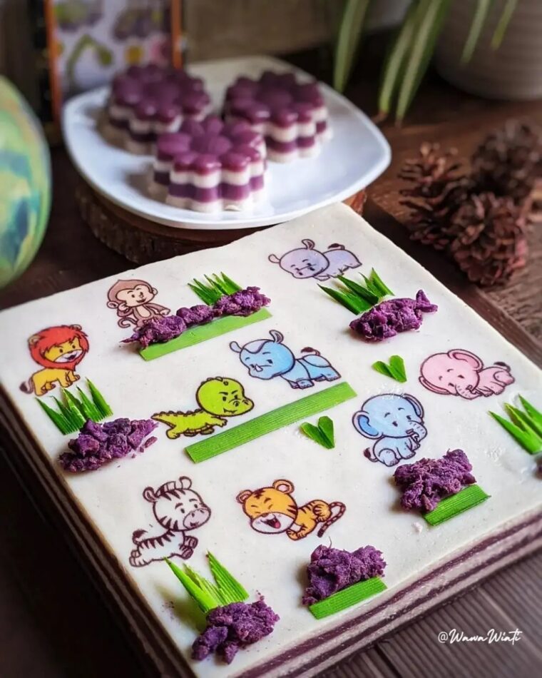 Resep Kue Lapis Ubi Ungu Dari wawawiati